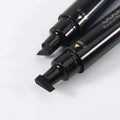Eyeliner Stamp Double-sided Liquid Winged Eye Liner Pen Waterproof Smudgeproof Long Lasting Wing Original Eyeliner Pen(1PC,Black)