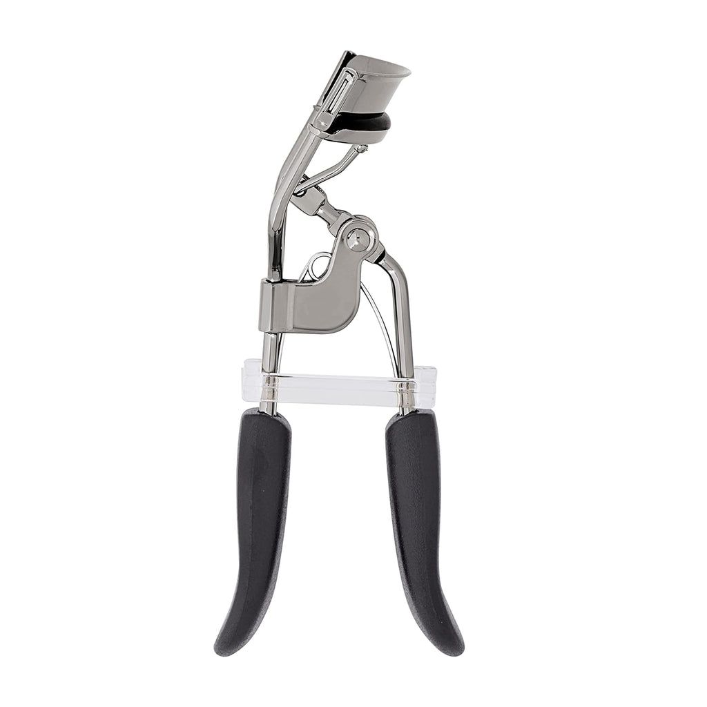 Pro Eyelash Curler, Strong, Contoured, Eye-Opening, Voluminous Lashes, Includes Additional Rubber Replacement Pad, Silver