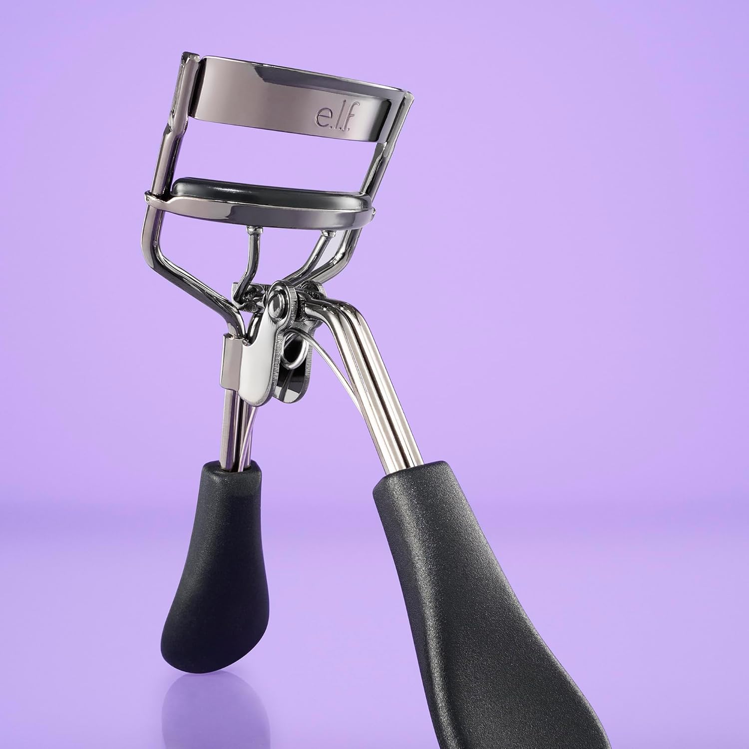 Pro Eyelash Curler, Strong, Contoured, Eye-Opening, Voluminous Lashes, Includes Additional Rubber Replacement Pad, Silver